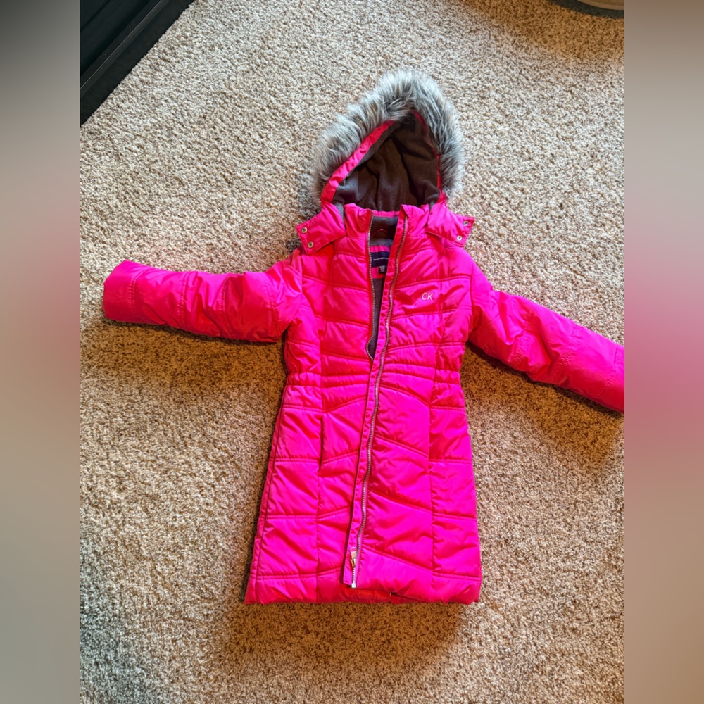 Calvin Klein Jeans Gray and Pink Jacket